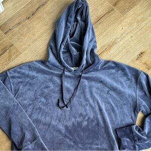 Blue Velvet Hoodie